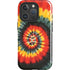 Liquid Blue Tie Dye - Rasta Spiral iPhone 16 Pro Magsafe Impact Case
